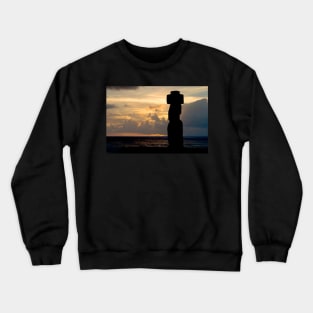 Easter Island Sunset Crewneck Sweatshirt